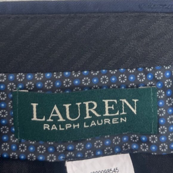Lauren Ralph Lauren Dress Pants Mens 38 X 32 Blue Wool Blend - Picture 6 of 7